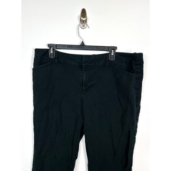 Merona stretch‎ black pants - Picture 2 of 8